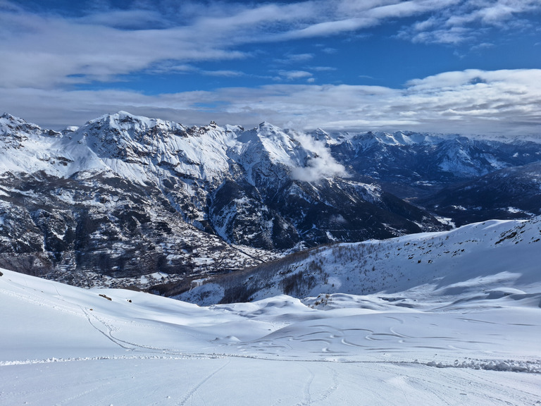 La Blanche, ratio peau/descente tip top