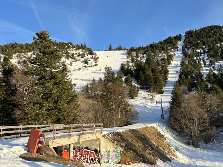 Du beau soleil et de la neige… dure !