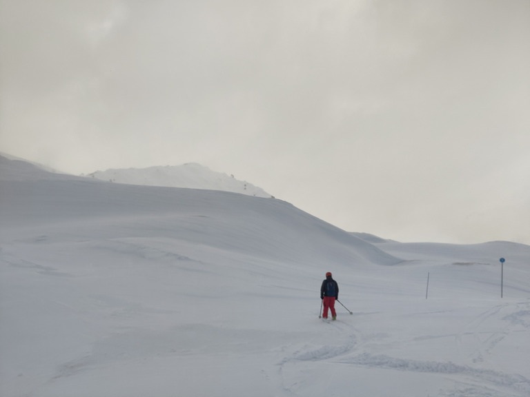 Val d'Isère neige en cours 