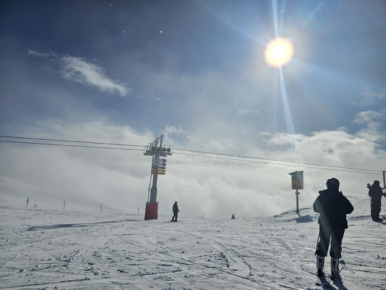 Chamrousse : wow, de la fraîche et du ciel bleu !