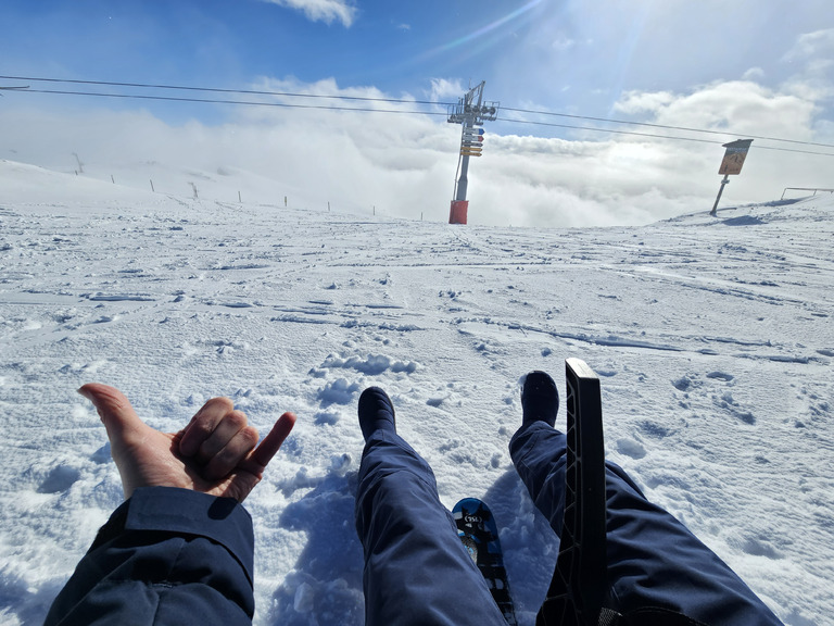 Chamrousse : wow, de la fraîche et du ciel bleu !