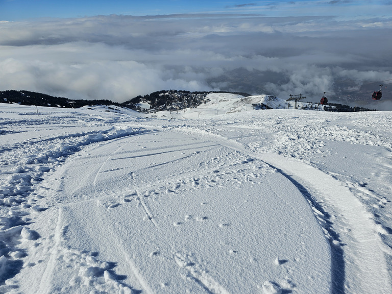 Chamrousse : wow, de la fraîche et du ciel bleu !