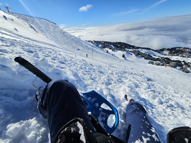 Chamrousse : wow, de la fraîche et du ciel bleu !