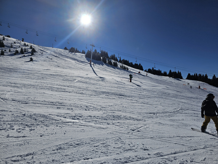 Chamrousse : wow, de la fraîche et du ciel bleu !