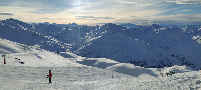 Poudreuse le matin, pistes l'aprem 