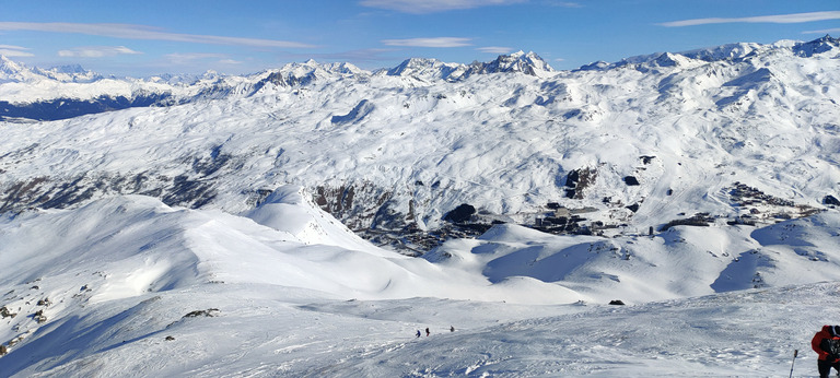 Poudreuse le matin, pistes l'aprem 