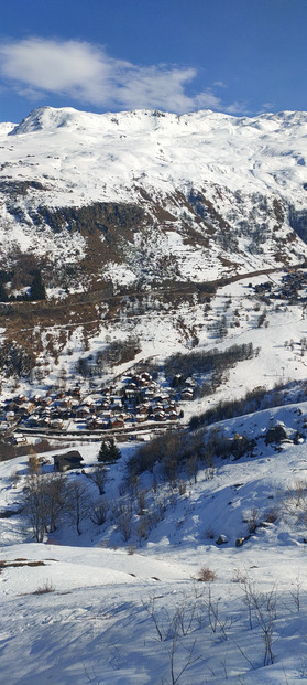 Poudreuse le matin, pistes l'aprem 