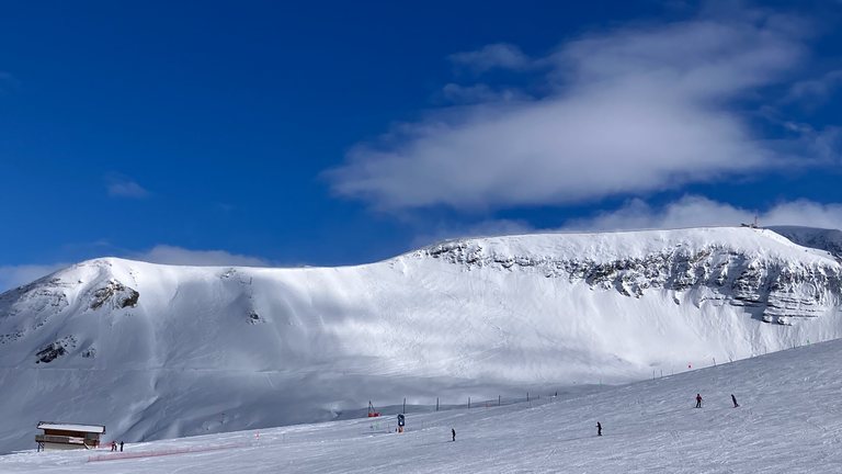 Neige, soleil, Peuff😜, puis neige.