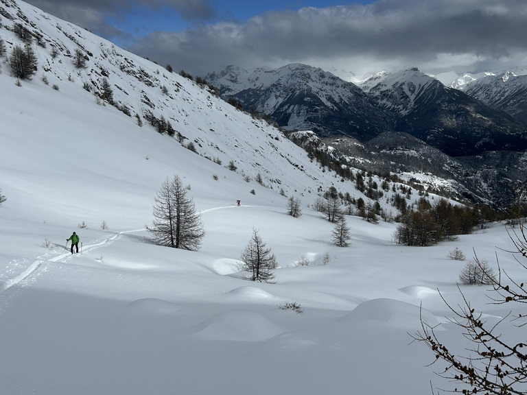 Belle sortie mais neige difficile 