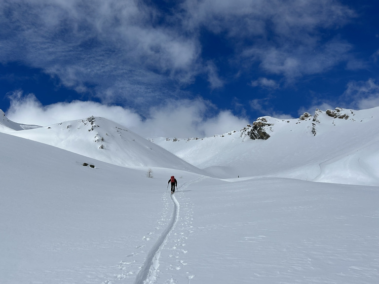 Belle sortie mais neige difficile 