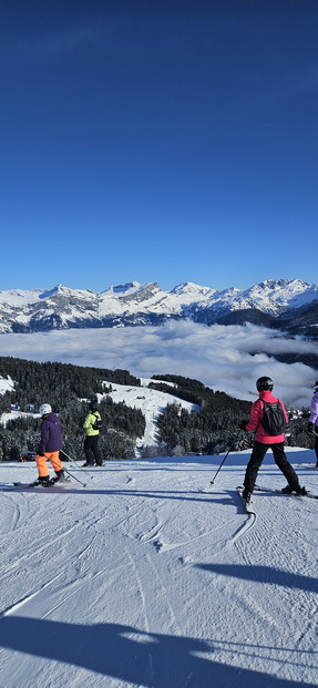 Mer de nuages dans la vallée 