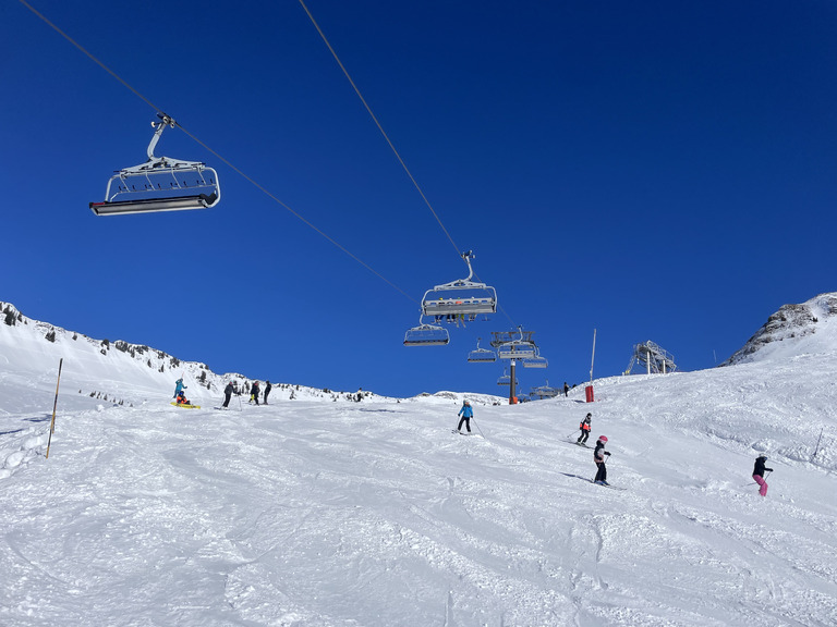 Neige douce et déjà une ambiance de vacances !