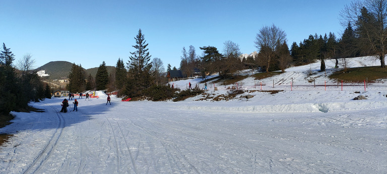 Ski de fond mi-printanier mi-hivernal