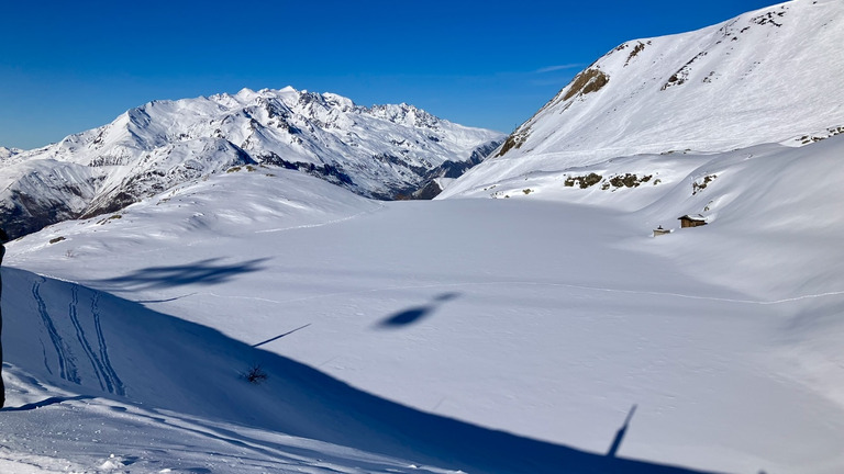 Belle journée ensoleillée sur les pistes😁