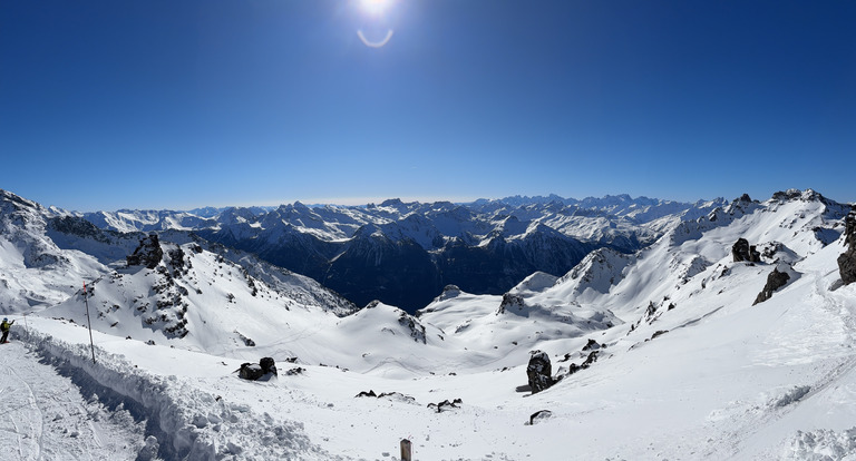 bleu, blanc, neige 🌞