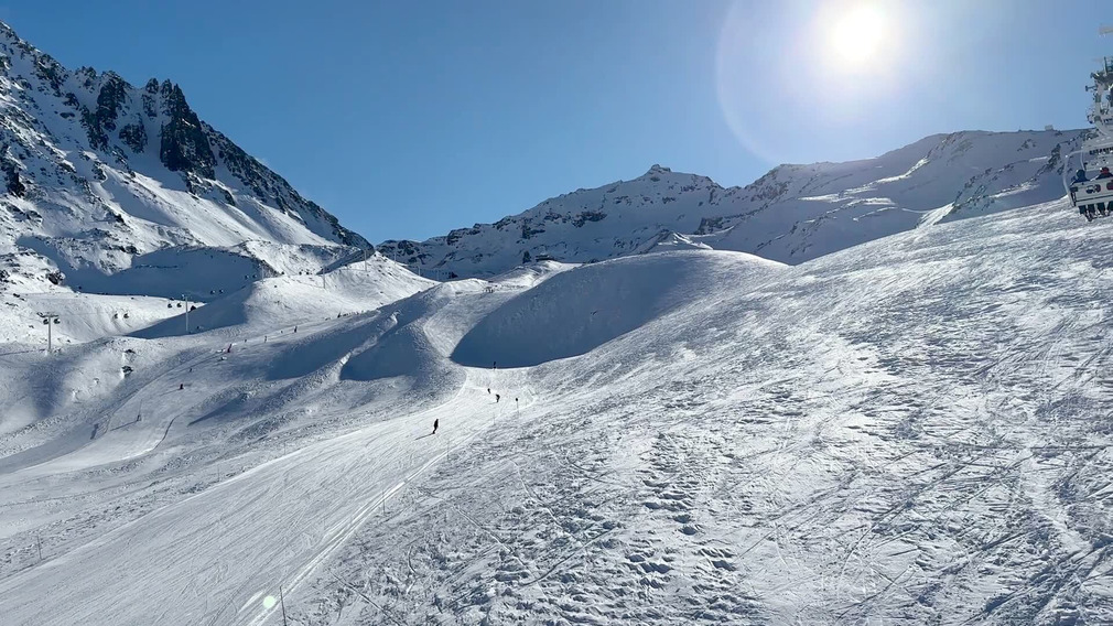 bleu, blanc, neige 🌞