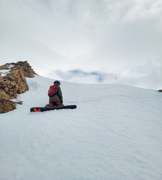 Recherche de bonne neige en cours