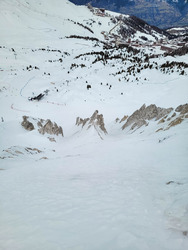 Recherche de bonne neige en cours