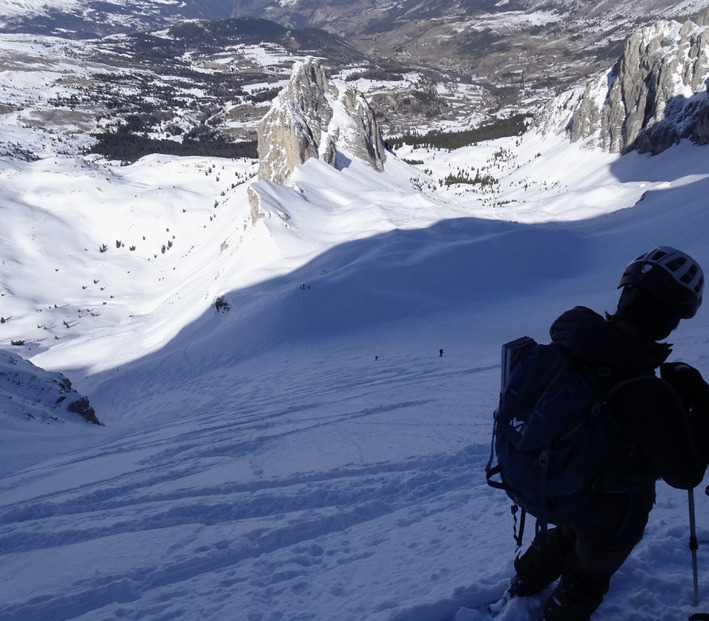 Des paillettes dans la montagne