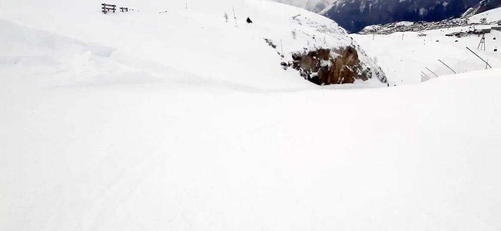 Fort vent mais neige encore bien agréable ! 