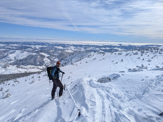 Haute Ard&egrave;che et haute neige fraiche
