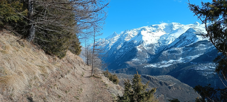 Rando pédestre au soleil de l'Oisans