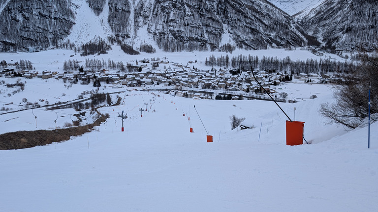 Fin de journée à Bessans (Alpin)