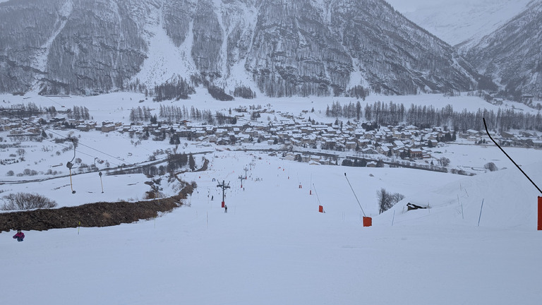 Fin de journée à Bessans (Alpin)