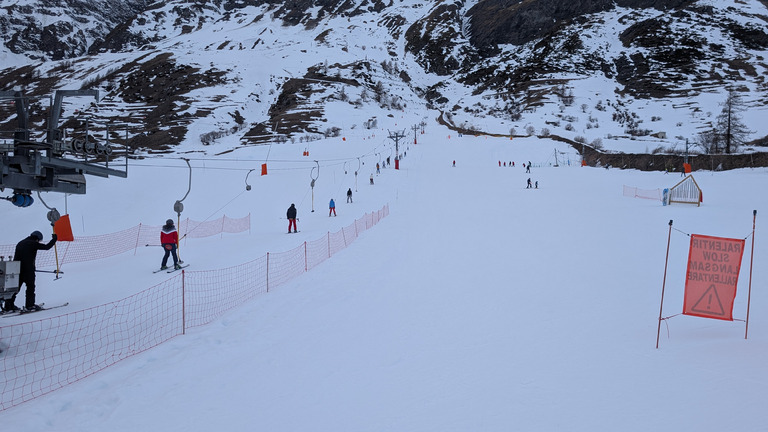 Fin de journée à Bessans (Alpin)