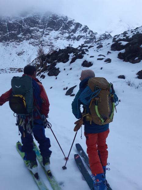 Combo ski rando, cascade de glace-on part tôt , on rentre tard😎