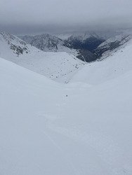 De la neige fraîche  à bareges avant l'ouverture et le redoux 