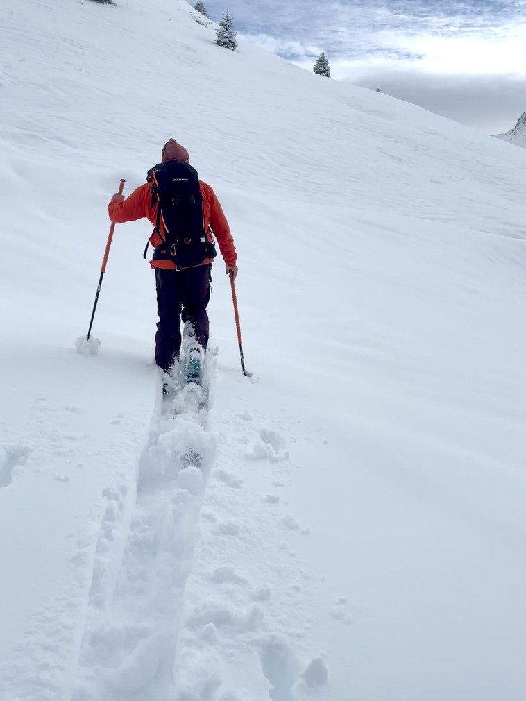De la neige fraîche  à bareges avant l'ouverture et le redoux 