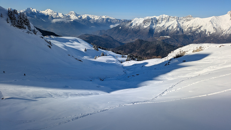 Bleu et blanc au col de la Tulle