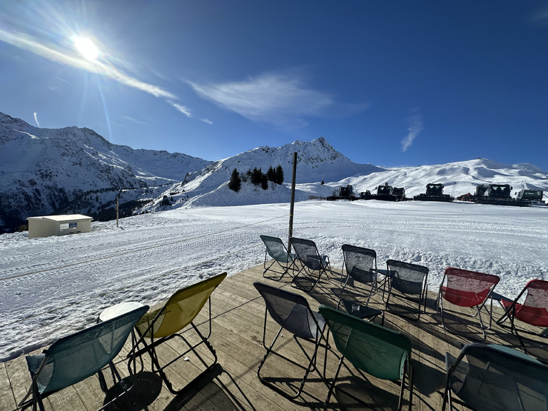 Belle journée aux Contamines