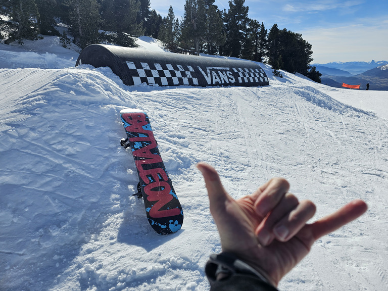 Chamrousse : super session ciel bleu