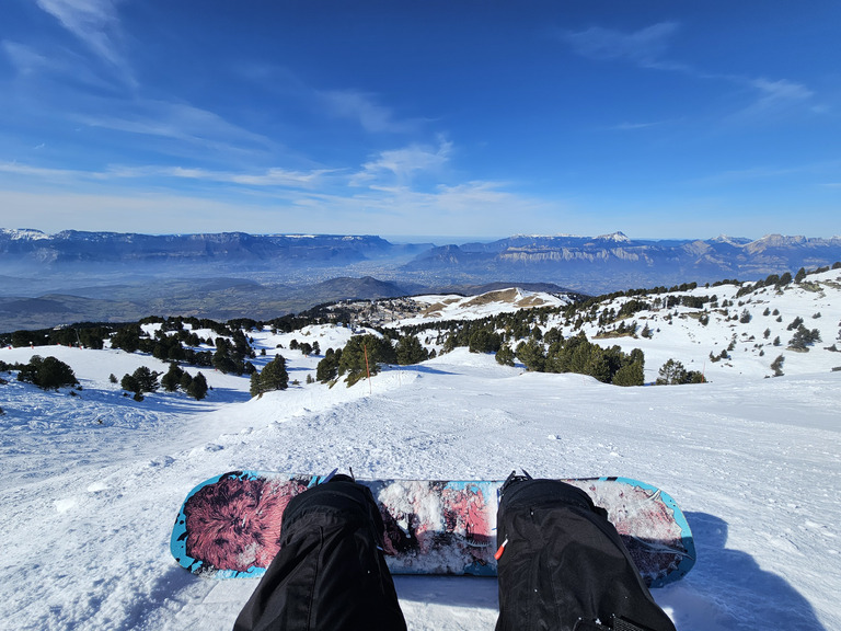 Chamrousse : super session ciel bleu