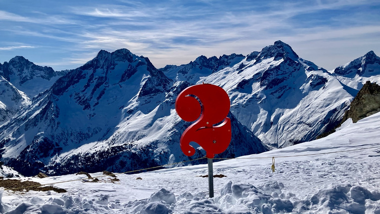 Du Bleue…et la neige? Elle régale 😜