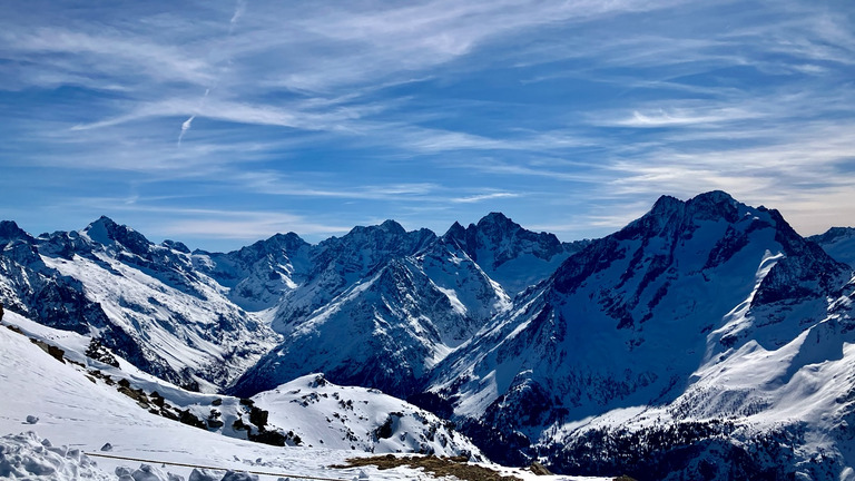 Du Bleue…et la neige? Elle régale 😜