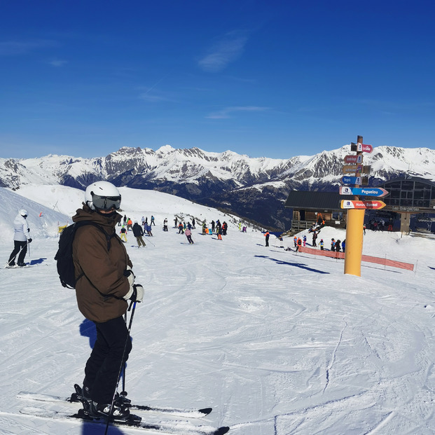 Praloup: démarrage du Peguieou vers la Foux d'Allos