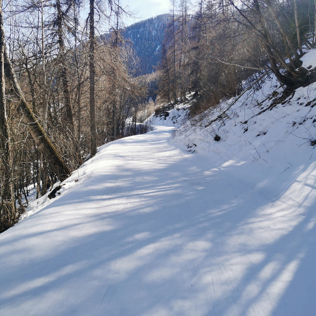 Praloup: démarrage du Peguieou vers la Foux d'Allos