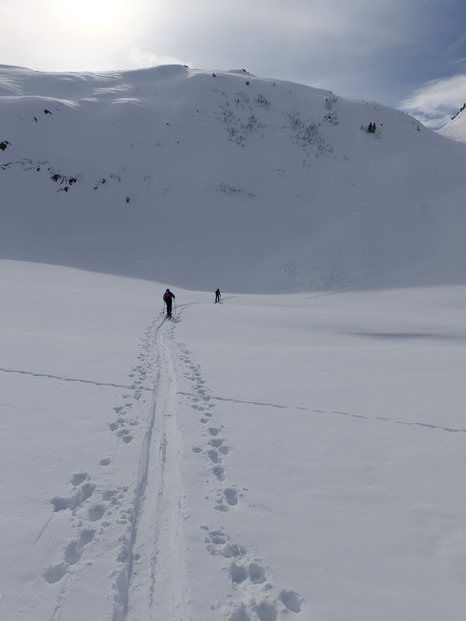 Il fait chaud mais la neige est encore là!