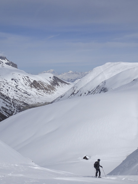 Il fait chaud mais la neige est encore là!