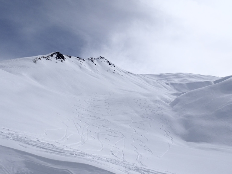 Il fait chaud mais la neige est encore là!