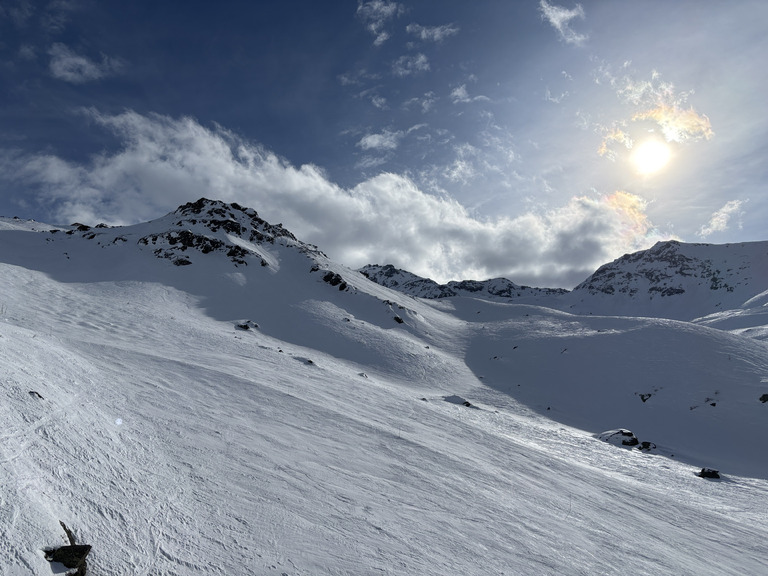 une vieille neige pas mauvaise😎