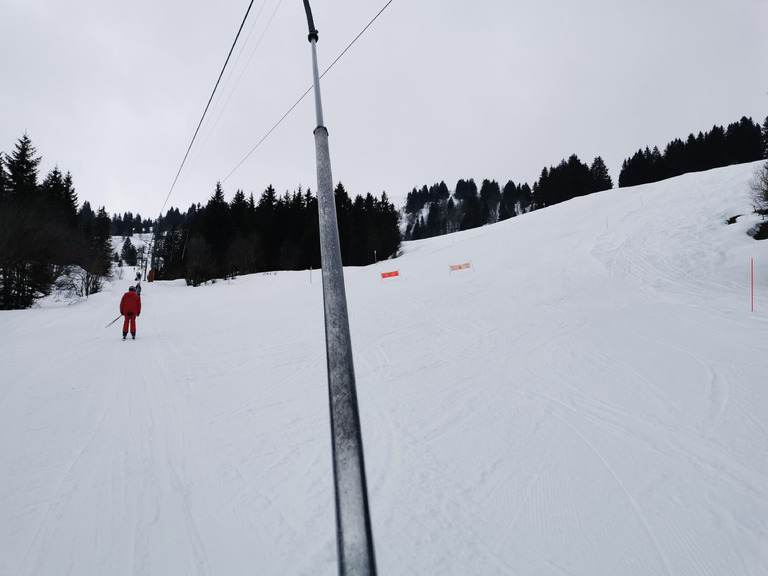 Ski test Aluflex à Megève 