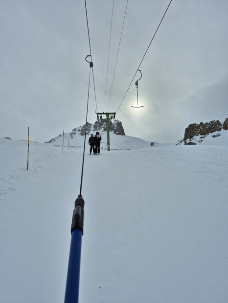 Neige dur et relief bien caché 