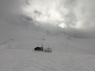 Livraison de neige timide 