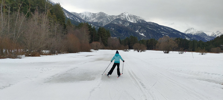 Une plaine du Rosier bien optimisée pour le ski de fond !