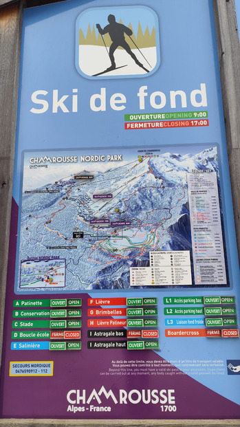 Chamrousse - Le Nordic Park fait de la résistance à 1600m