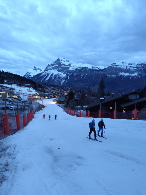 Ski de rando nocturne